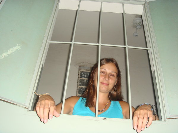 Our jail cell room in Manaus