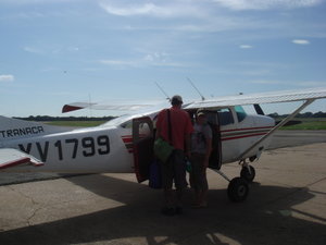 Our plane to Canaima