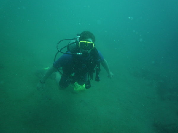 Me on the ocean floor
