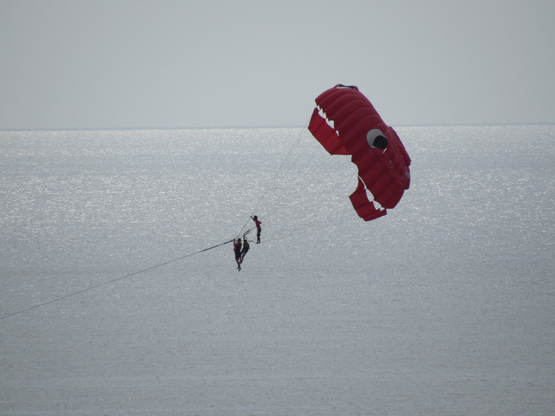 Parasailer from Our Balcony