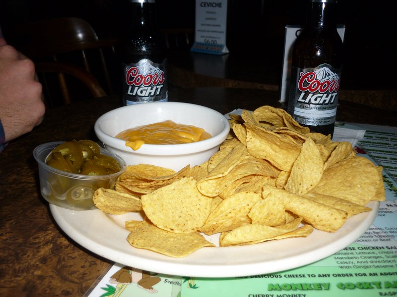 Nachos and beer