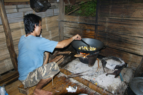 cooking with Tarzan