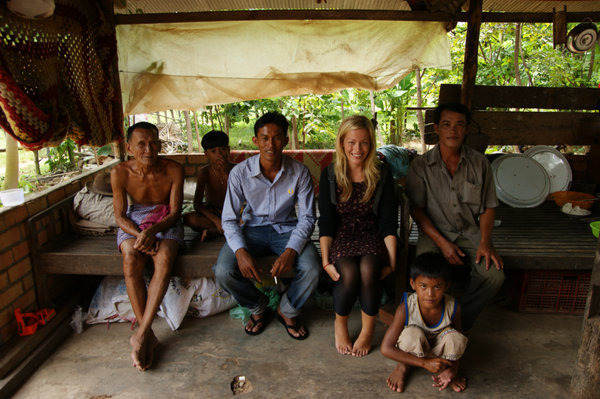 family living near kamppong Phluk where Richard our driver took us (his family!)