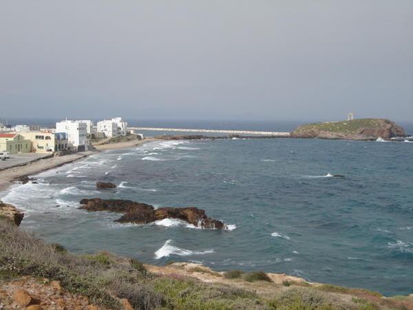 My next ısland, Naxos, vıew from my hotel.