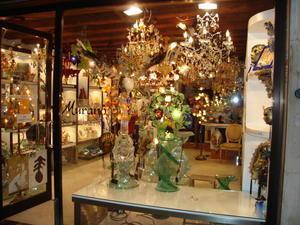 Venetian glass shop