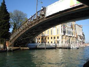 The Accademia Bridge on the Grand Canal