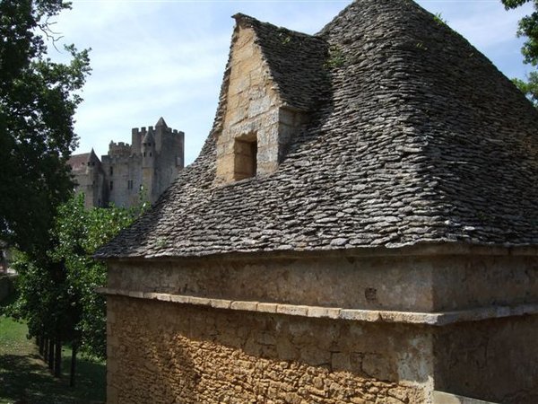 Classic stone roof in region