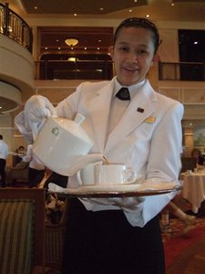 Cunard White Service afternoon tea