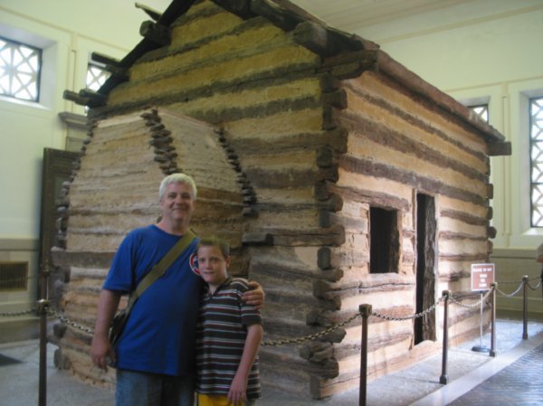 Not Lincolns Log Cabin form Angle 1