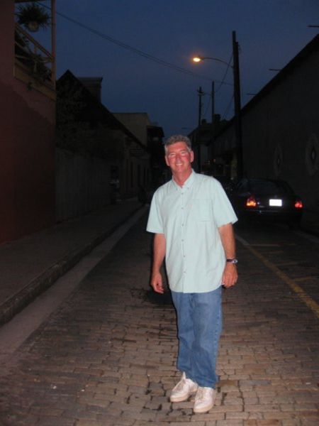 My sweetie on oldest street in the USA