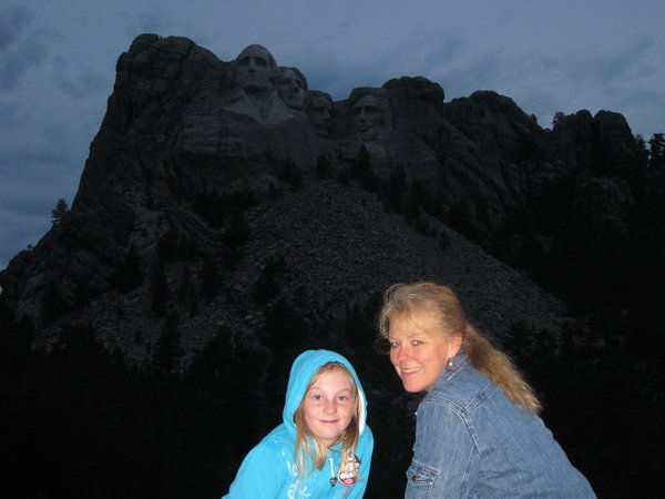 Nighttime at Mt. Rushmore