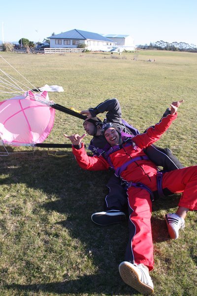 Skydive - landing
