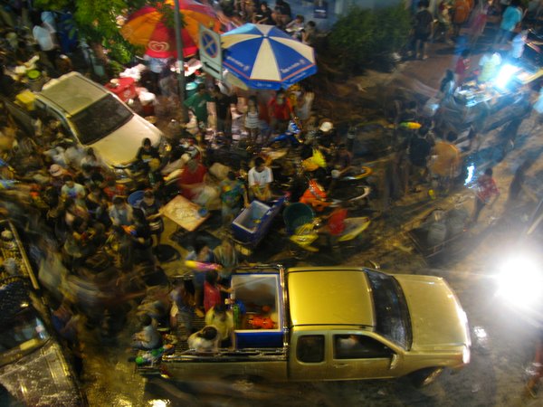 Silom crowds