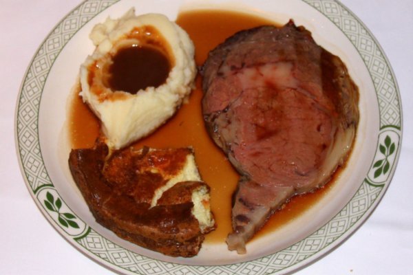 Here it is, the world famous Lawry's prime rib