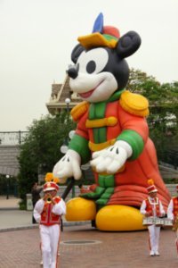 A huge Mickey Mouse
