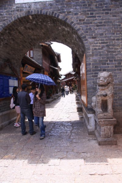 The old wall of Lijiang
