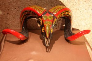 Lackerware bull horns