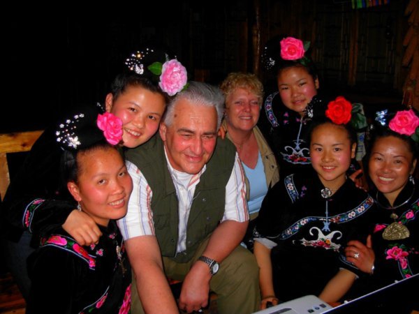 Looking at the pictures with the girls of the Miao family