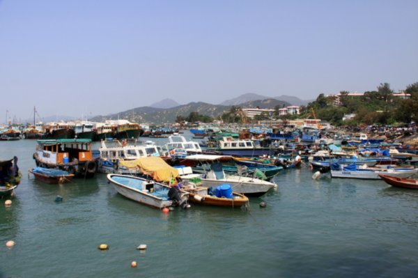Scenic view of Cheung Chau Island