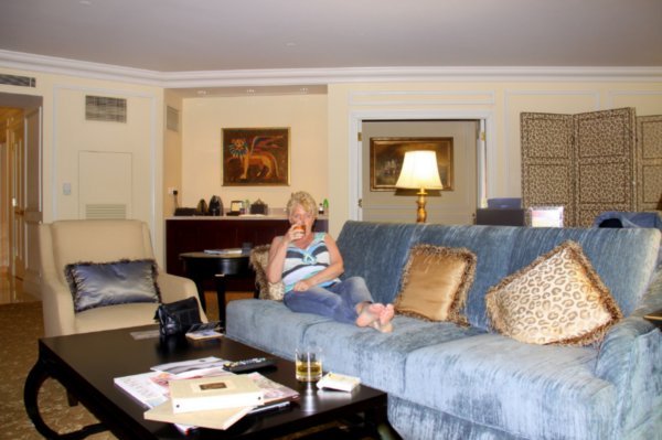 Impression of our suite in the Venetian Casino and Resort Hotel