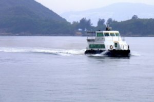 Boat from Sai Kung to the golfcourse