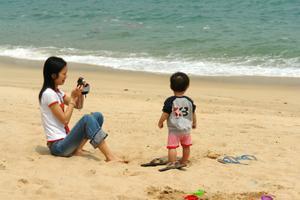 Cheung Chau Island - Beach Girl