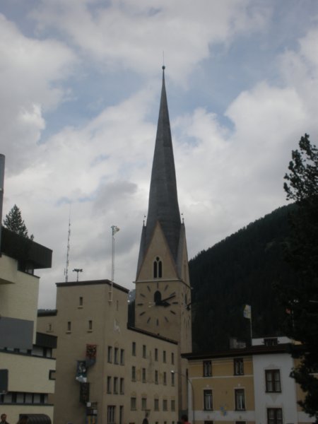 In the small town of Davos