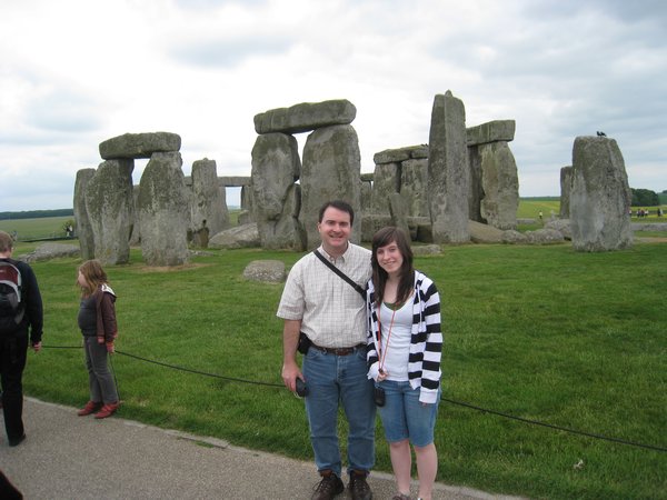 Alyssa and Brian at Stonehenge