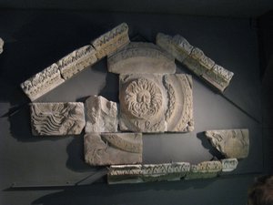 Celtic Carvings at the Roman Bath
