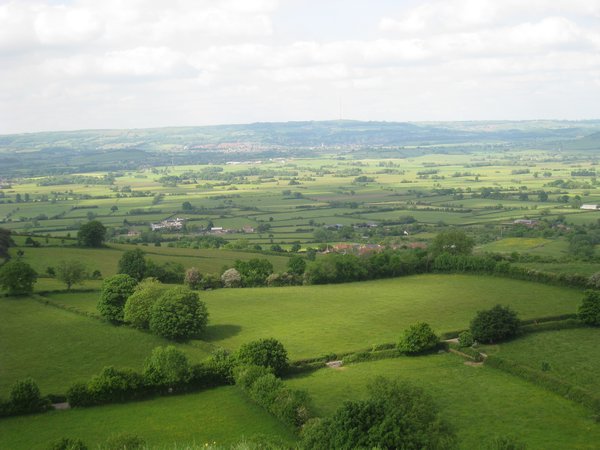 View from Glastonbury Tor