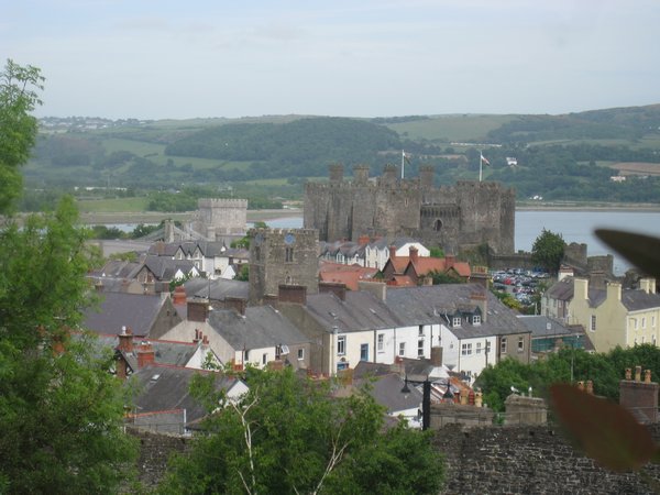 View from our B&B in Conwy