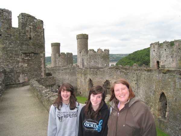 The Gilmore Girls at Conwy Castle