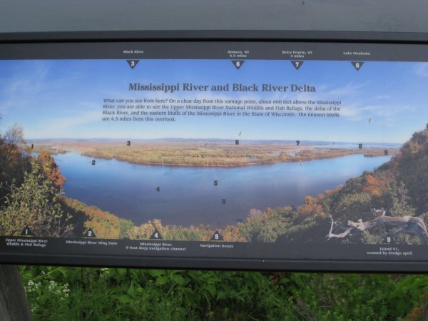 Sign at overlook