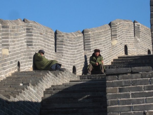 Some sleepy guards at The Wall