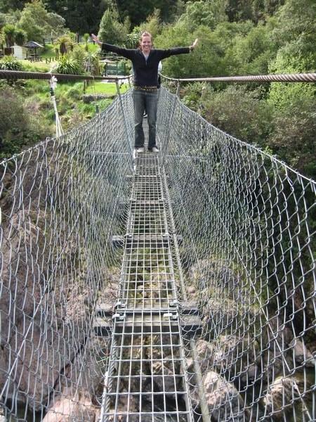 Buller gorge swing bridge