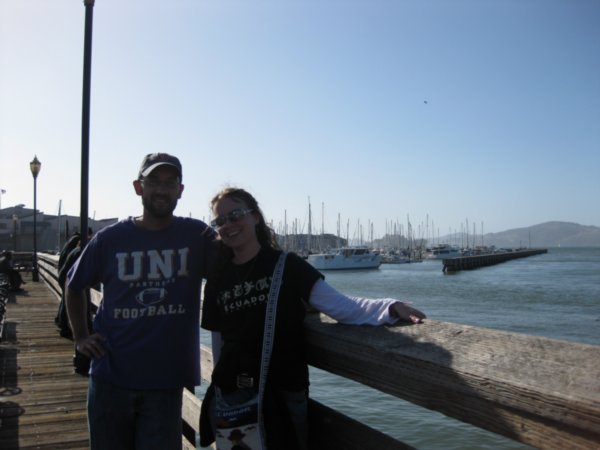 Amanda and I at the pier