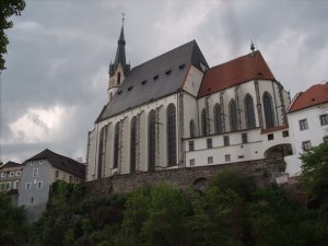 View of St. Vitus from the river