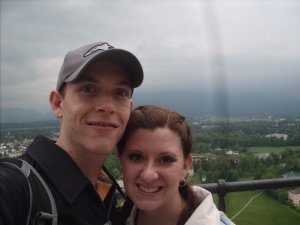 us on top of the fortress tower