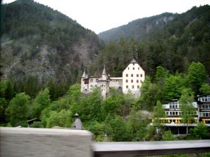 Random castle in austrian alps