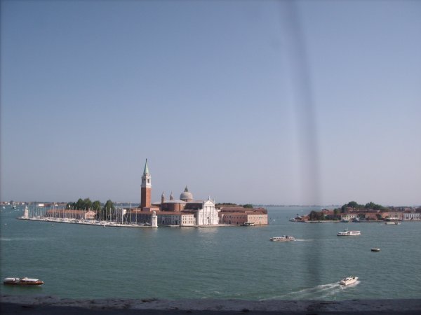 An island just east of Venice