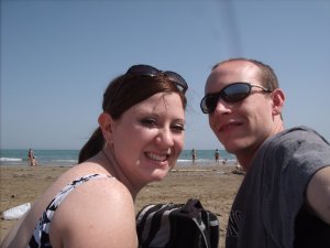 Us on Lido beach