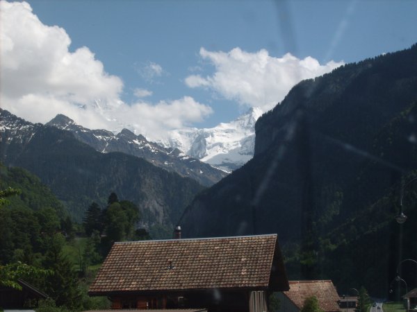 View coming into Lauterbrunnen valley