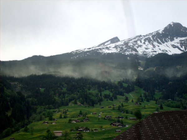 green fog over Grindelwald