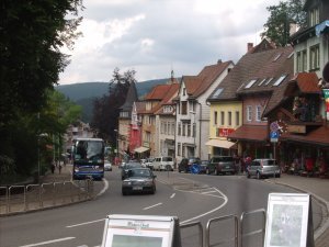 the main street in triberg