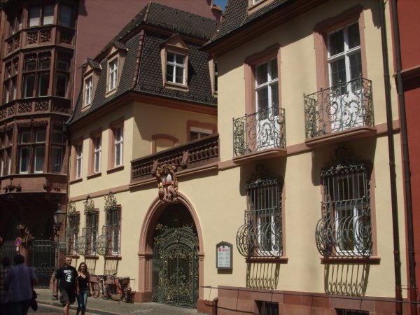 Bldg in freiburg with cool wrought iron