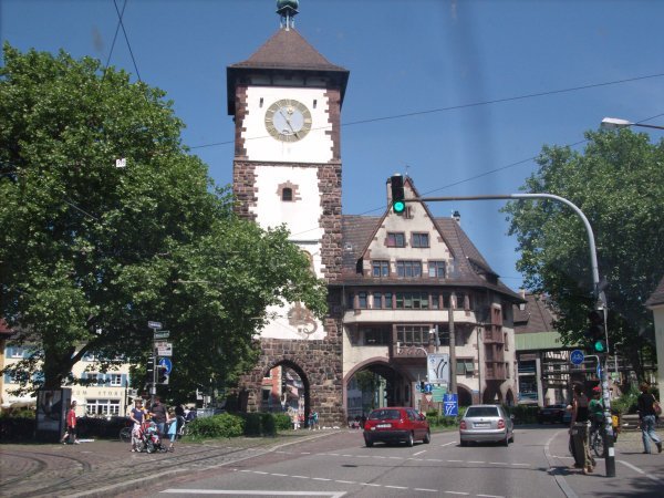 Entrance to old town Freiburg