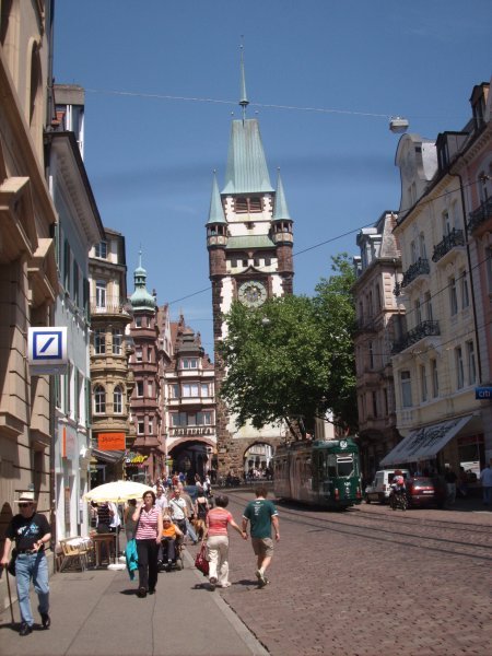 Main street in Freiburg