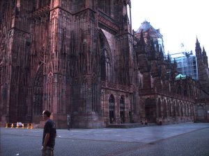 Side of Strasbourg Cathedral