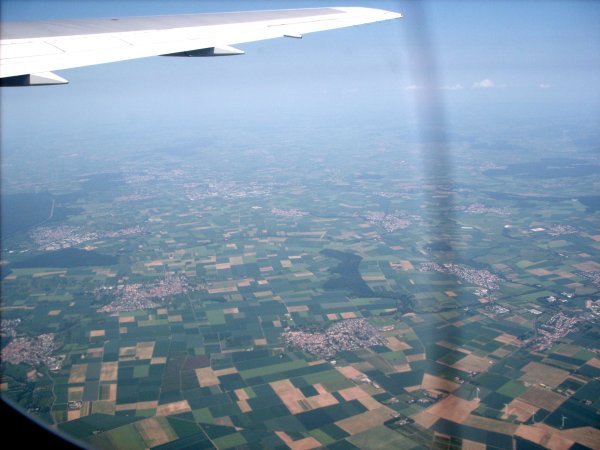 Flying over the Netherlands