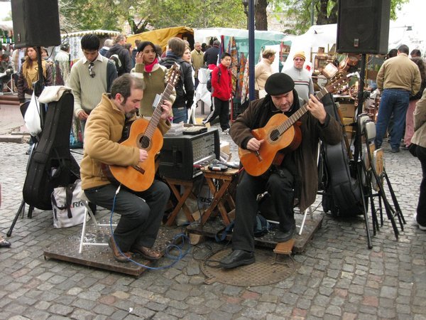 Musicians, San Telmo Market